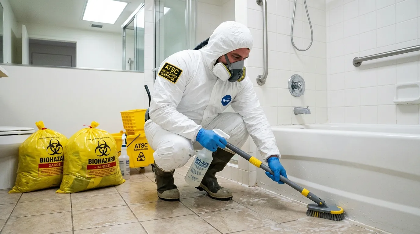 Decontamination equipment deployed for Blood Cleanup in Rockford